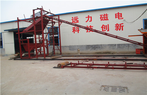 干式磁選機，上海CTG-7522干選磁選機_小型鐵礦石上海CTG-7522干選磁選機_工作原理 _選礦流程