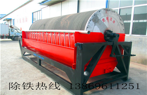 半逆流濕式磁選機滾筒，湖南半逆流濕式磁選機滾筒_結構工作原理圖_湖南半逆流濕式磁選機滾筒如何調整及工藝流程圖